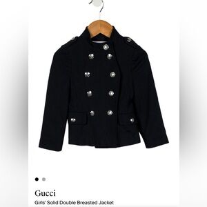Toddler size 2T Authentic Gucci double breasted jacket